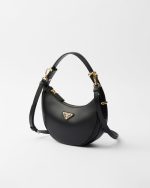 Prada Arqué Small Leather Shoulder Bag - Image 2